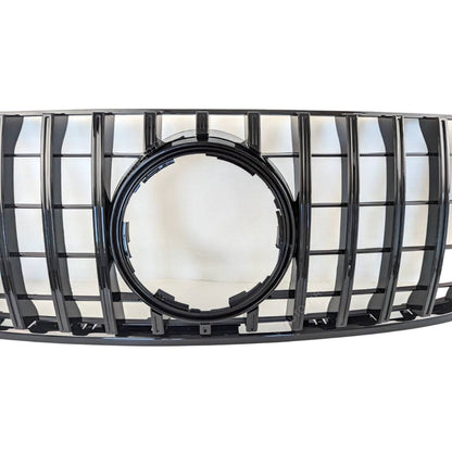 For Mercedes-Benz X-Class X470 Front Bumper GT Style Gloss Black Grille (2019–2022, 220d)