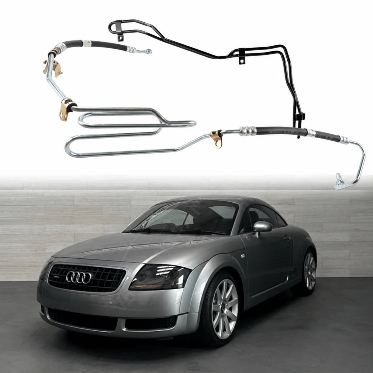 Power Steering Oil Cooling High-Pressure Hose Pipes For Audi TT 8N Quattro 1998–2006  | OEM Replacement