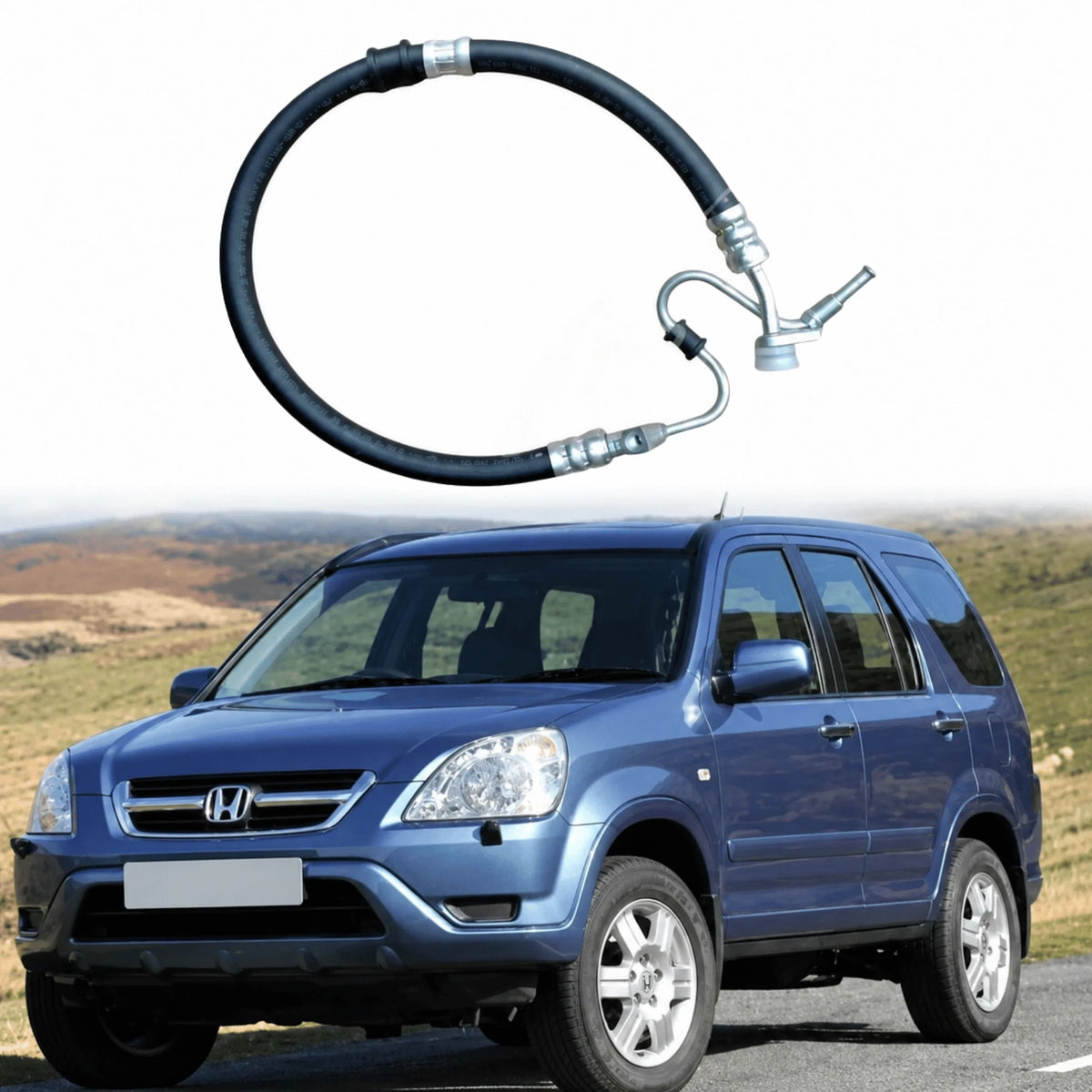 Image of right hand drive power steering hose 53713-S9A-Q03 for Honda CR-V 2002–2006