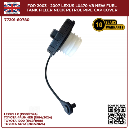 For 2003 - 2007 LEXUS Lx470 V8 New Fuel Tank Filler Neck Petrol Pipe Cap Cover