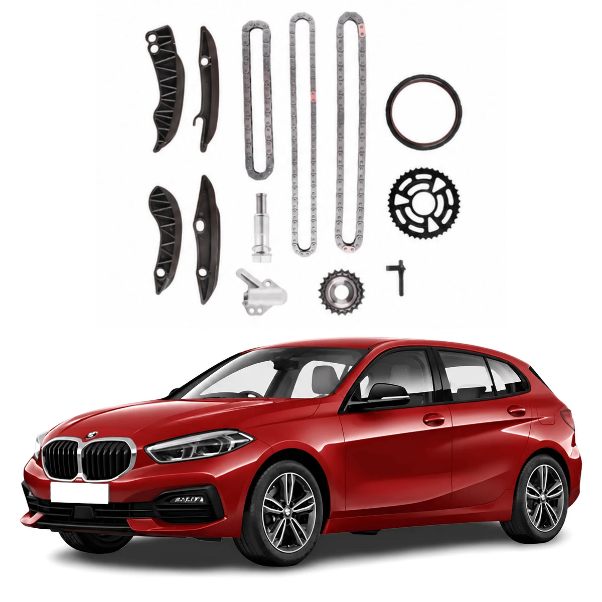image of BMW F21 diesel timing chain kit 11318570649