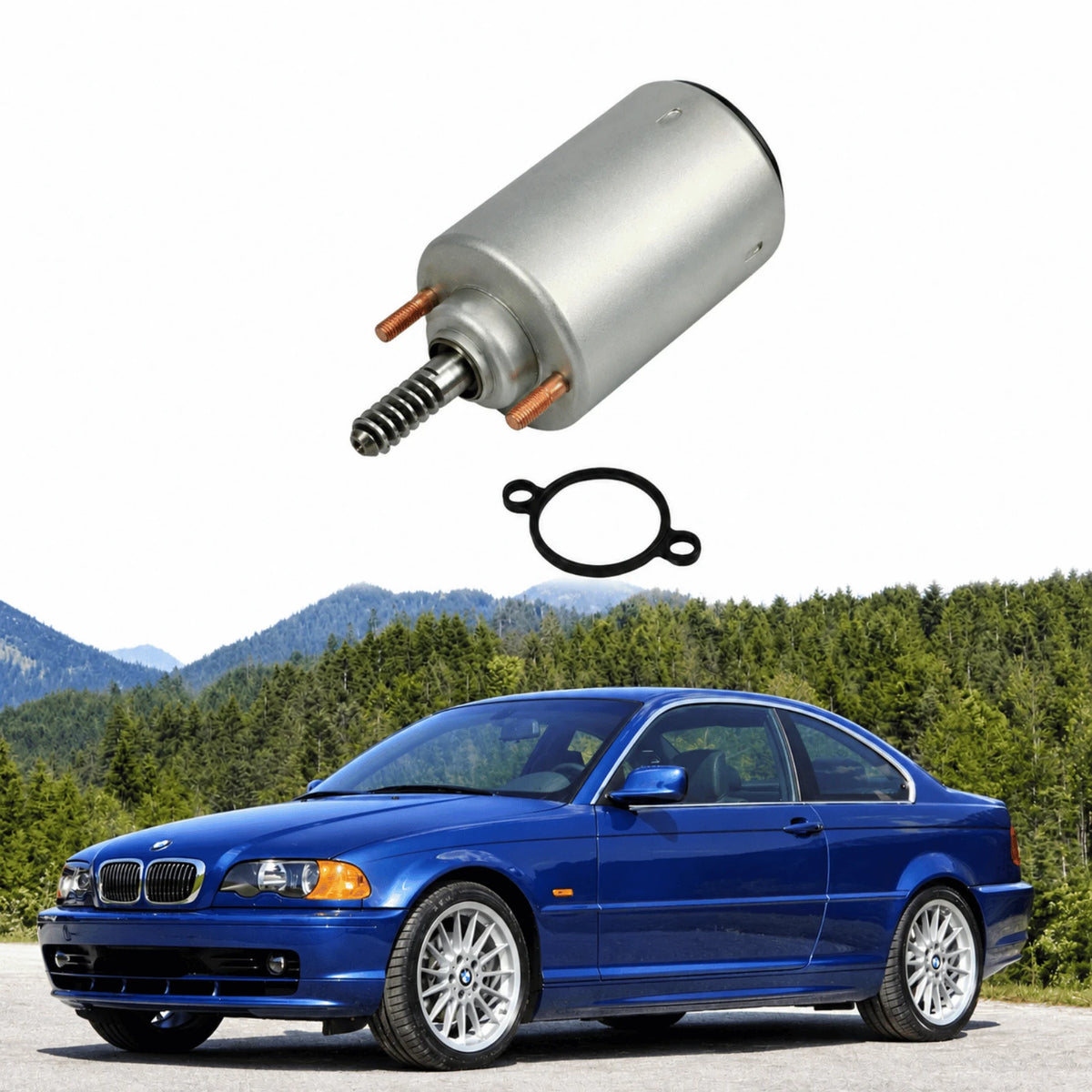 Image of BMW X3 E83 Valvetronic Motor Actuator Valve with Gasket 11377548387