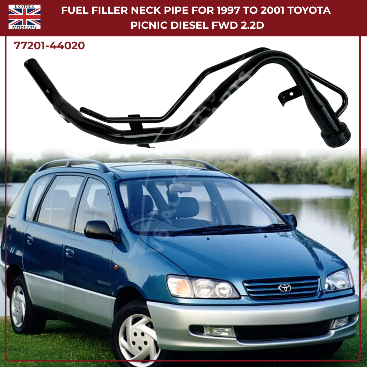 Toyota Picnic Fuel Tank Filler Neck Pipe – Diesel MPV 1997–2001 | Part 77201-44020