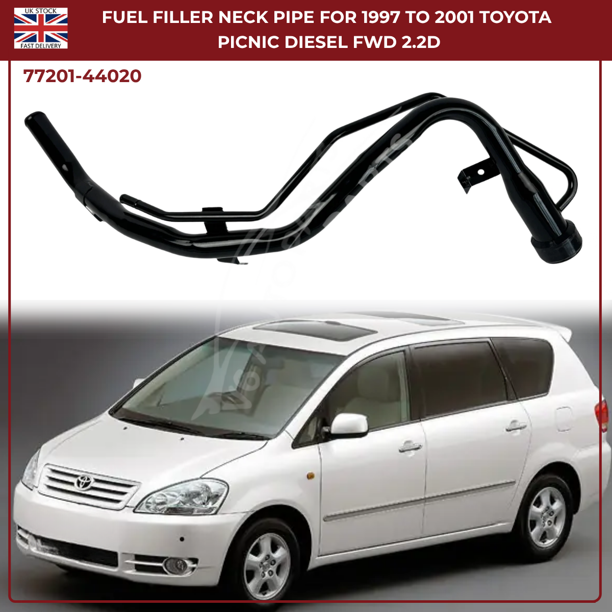 Toyota Picnic Fuel Tank Filler Neck Pipe – Diesel MPV 1997–2001 | Part 77201-44020