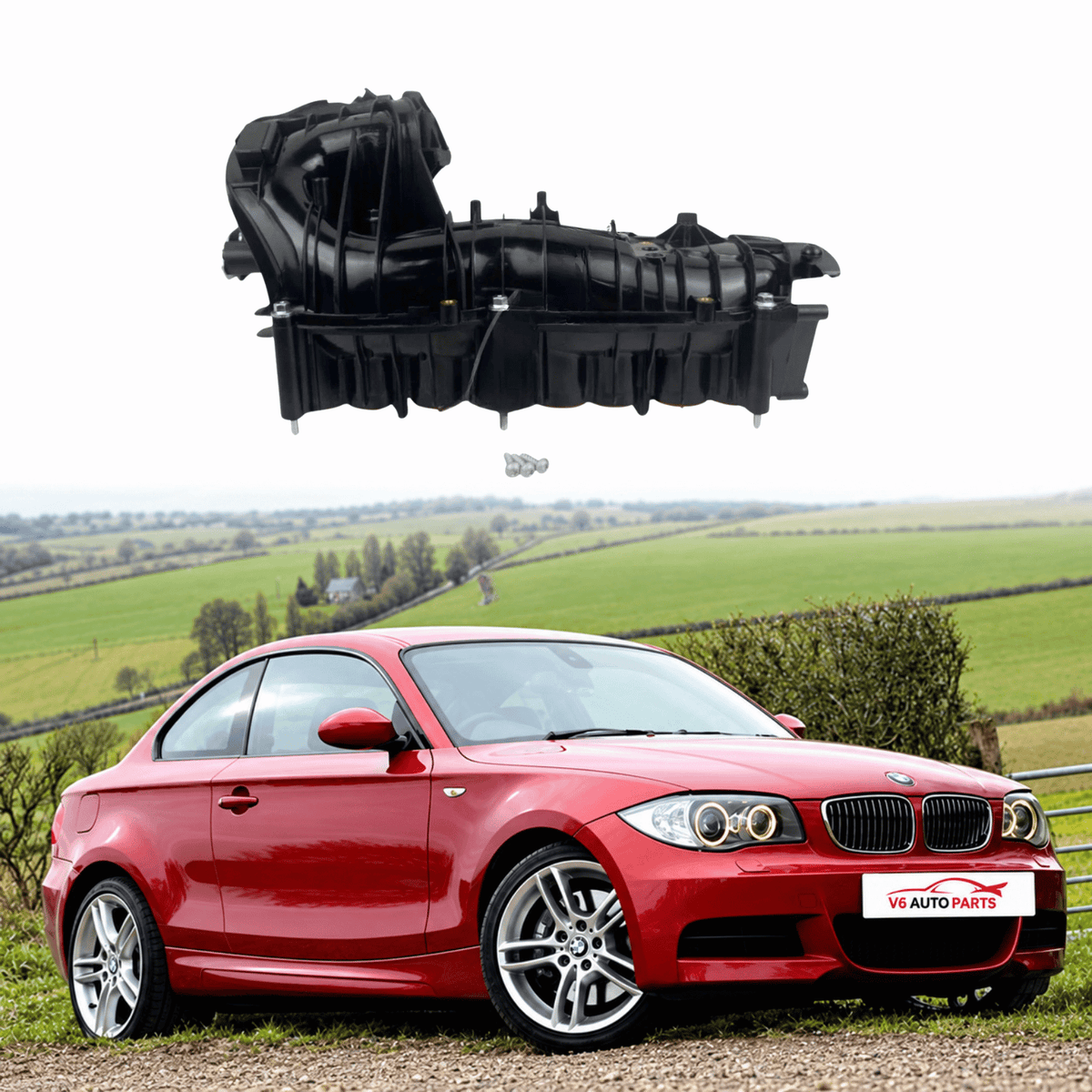 Image of intake manifold for BMW E88 E90 E60 X1 E84 X3 E83