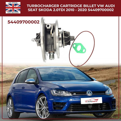 Turbocharger Cartridge Billet – Audi VW SEAT Skoda 2.0 TDI (2010–2020) | OEM 54409700002