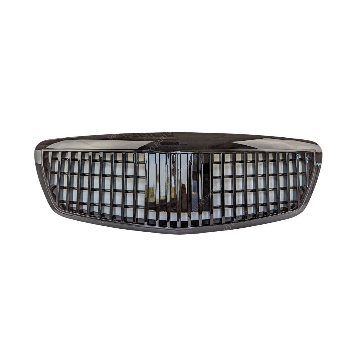 Vorderer Kühlergrill in glänzendem Schwarz für 2005–2009 Benz W221 S-Klasse S63 AMG Maybach S350 S500