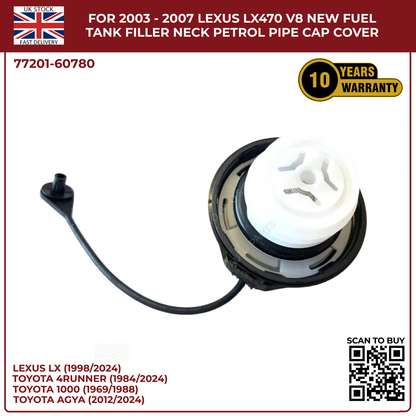 For 2003 - 2007 LEXUS Lx470 V8 New Fuel Tank Filler Neck Petrol Pipe Cap Cover