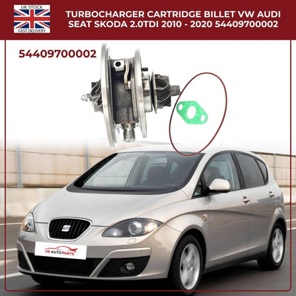 Turbocharger Cartridge Billet – Audi VW SEAT Skoda 2.0 TDI (2010–2020) | OEM 54409700002