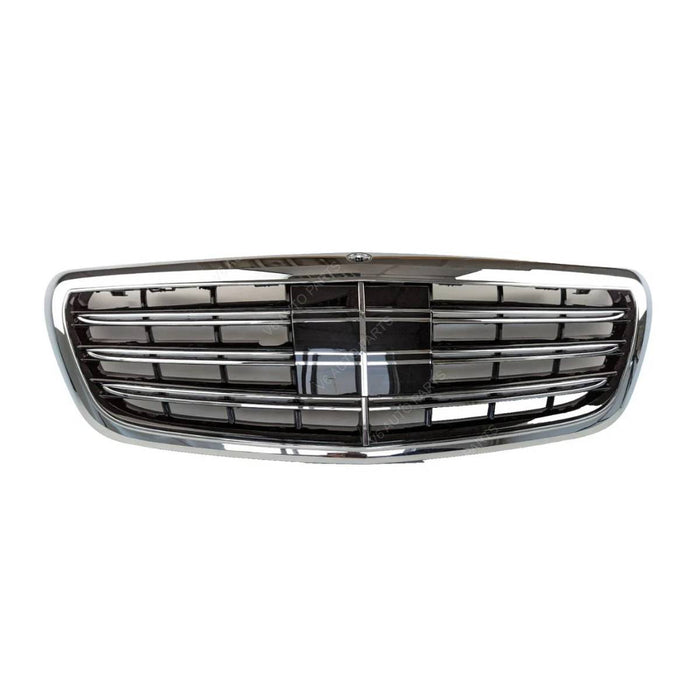 For Mercedes S-Class W222 S65 Maybach Front Radiator Chrome Grille (2014–2020)