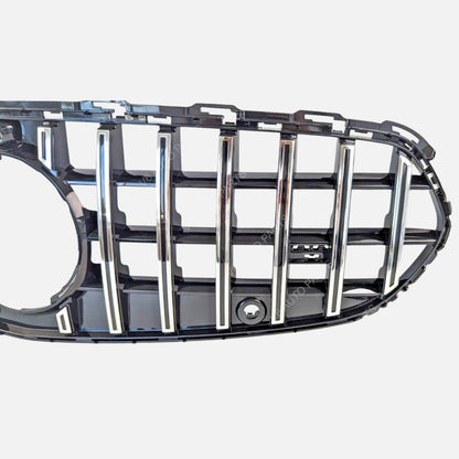For Mercedes-Benz C-Class W206 (2020–2023) Panamericana GT Front Radiator Chrome Grille – C220 Compatible