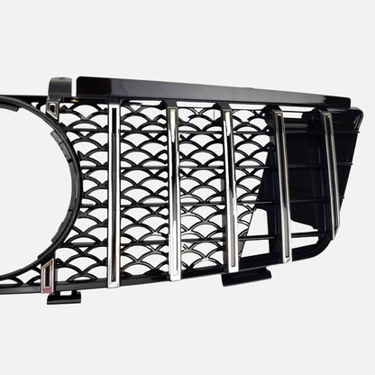 For Mercedes W164 ML-Class Front Bumper Chrome Sport Grille (2005–2008, ML550)