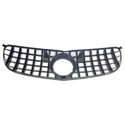 Front Bumper Gloss Black GT Grille – Mercedes GLS-Class X166 (2016–2019 AMG Distronic Style)