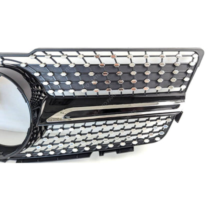 Schwarzer Frontstoßstangengrill für Mercedes Benz GLK-Klasse 2008–2012 X204 PreFacelift Sport