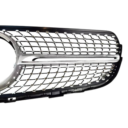 Frontstoßstangengrill für Mercedes 2015–2019 GLC-Klasse X253 GLC300 GLC350 Diamond 