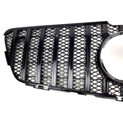 For Mercedes R-Class W251 GT Grille – Gloss Black Front Radiator (2011–2017, AMG R63 / R280CDI)