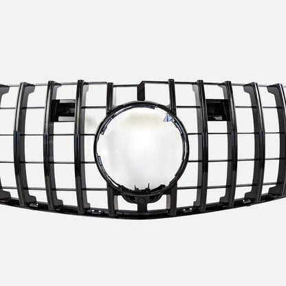 For Mercedes-Benz GL-Class X166 Front Radiator Grille – Panamericana GT Style (GL400, 2013–2016)