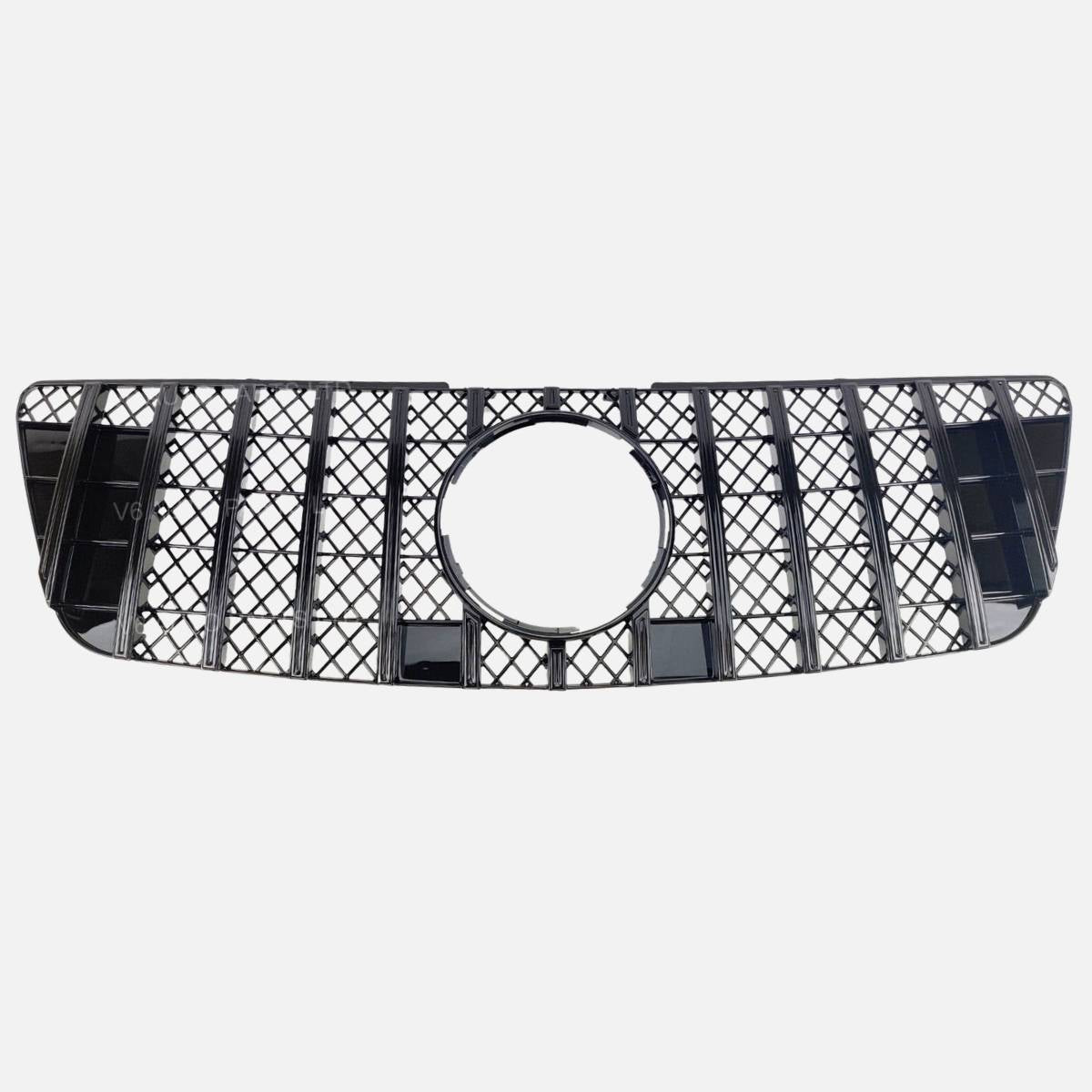 For Mercedes M-Class W164 Front GT Grille – Gloss Black (ML320/ML350/ML550, 2009–2012)