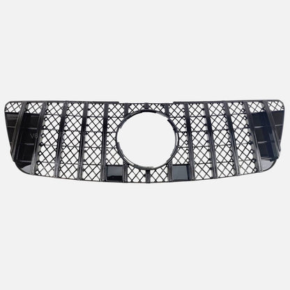 For Mercedes M-Class W164 Front GT Grille – Gloss Black (ML320/ML350/ML550, 2009–2012)