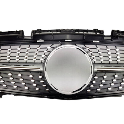 For Mercedes SLK R172 Diamond Chrome Grille (2011–2016 SLK55/SLK200 Pre-Facelift)