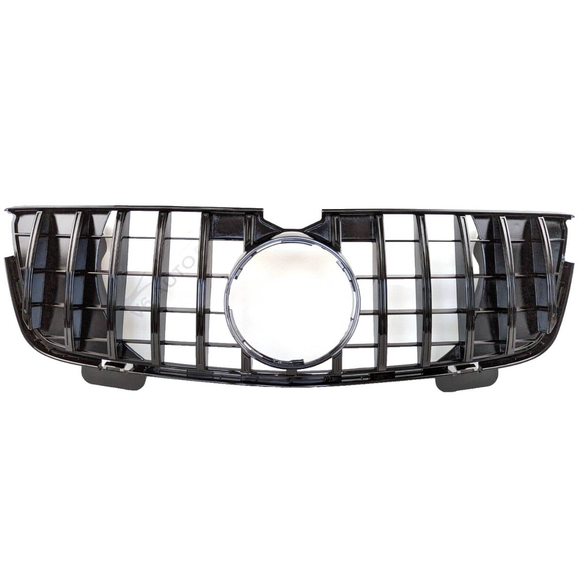 For Mercedes‑Benz GL‑Class X164 (2006–2009) Front Radiator GT‑R Style Black Grille – Fits GL320 & GL450
