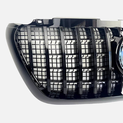 For Mercedes-Benz Sprinter W907 Panamericana Gloss Black Front Bumper Grille 2018–2025 – Cab & Van