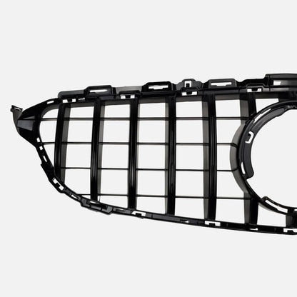 Front Bumper Panamericana Gloss Black Grille – Mercedes C‑Class S205 (2018–2020 C43 AMG)