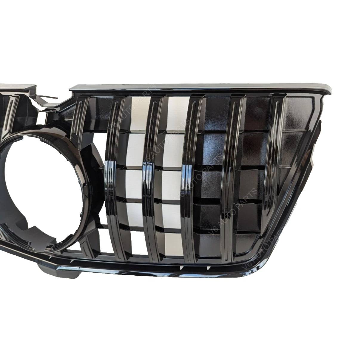 For Mercedes-Benz GL-Class X164 Front Bumper GT Panamericana Grille – Gloss Black (2009–2013)