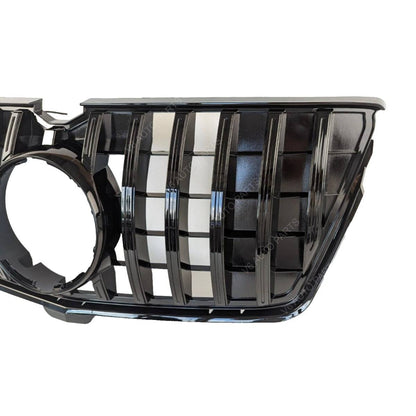 For Mercedes-Benz GL-Class X164 Front Bumper GT Panamericana Grille – Gloss Black (2009–2013)