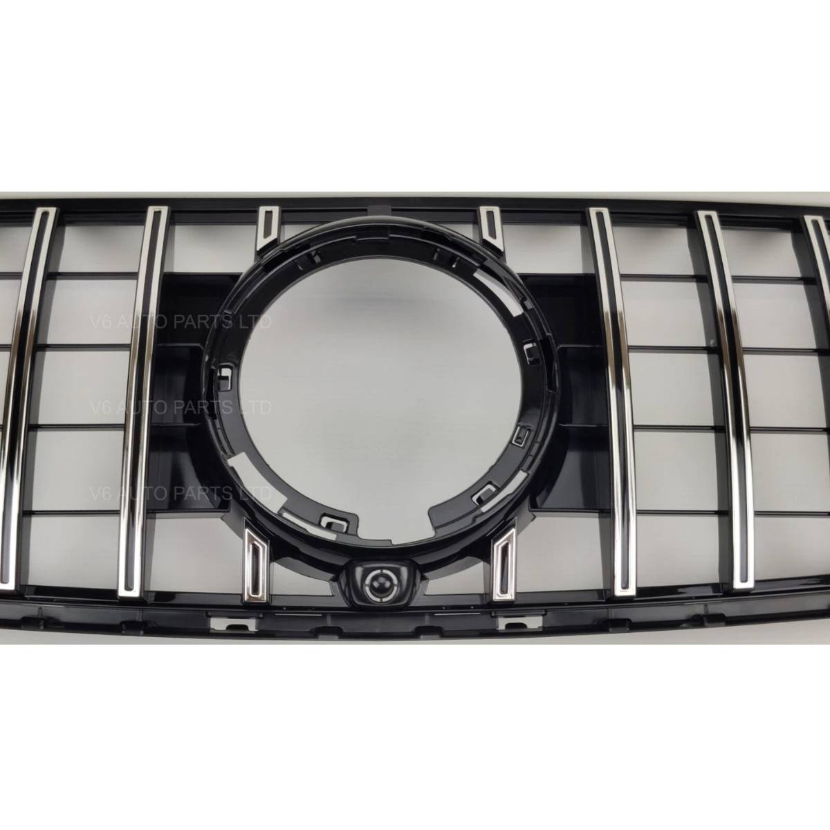 Front Bumper Panamericana Chrome Grille – Fits Mercedes-Benz GLC-Class X253 (GLC 200d, GLC 300 | 2019–2023 Facelift)
