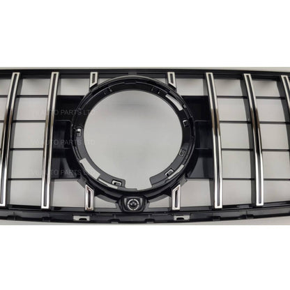 Front Bumper Panamericana Chrome Grille – Fits Mercedes-Benz GLC-Class X253 (GLC 200d, GLC 300 | 2019–2023 Facelift)