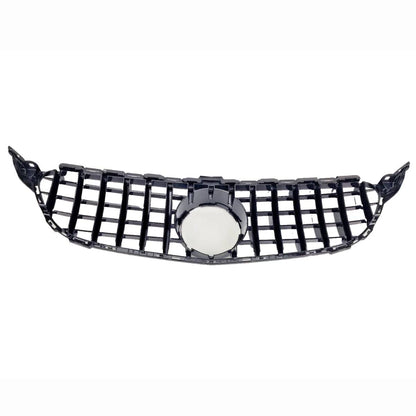 Mercedes-Benz C-Class C205 GT Panamericana Front Radiator Grille (2015–2018, Chrome, No Camera Hole)