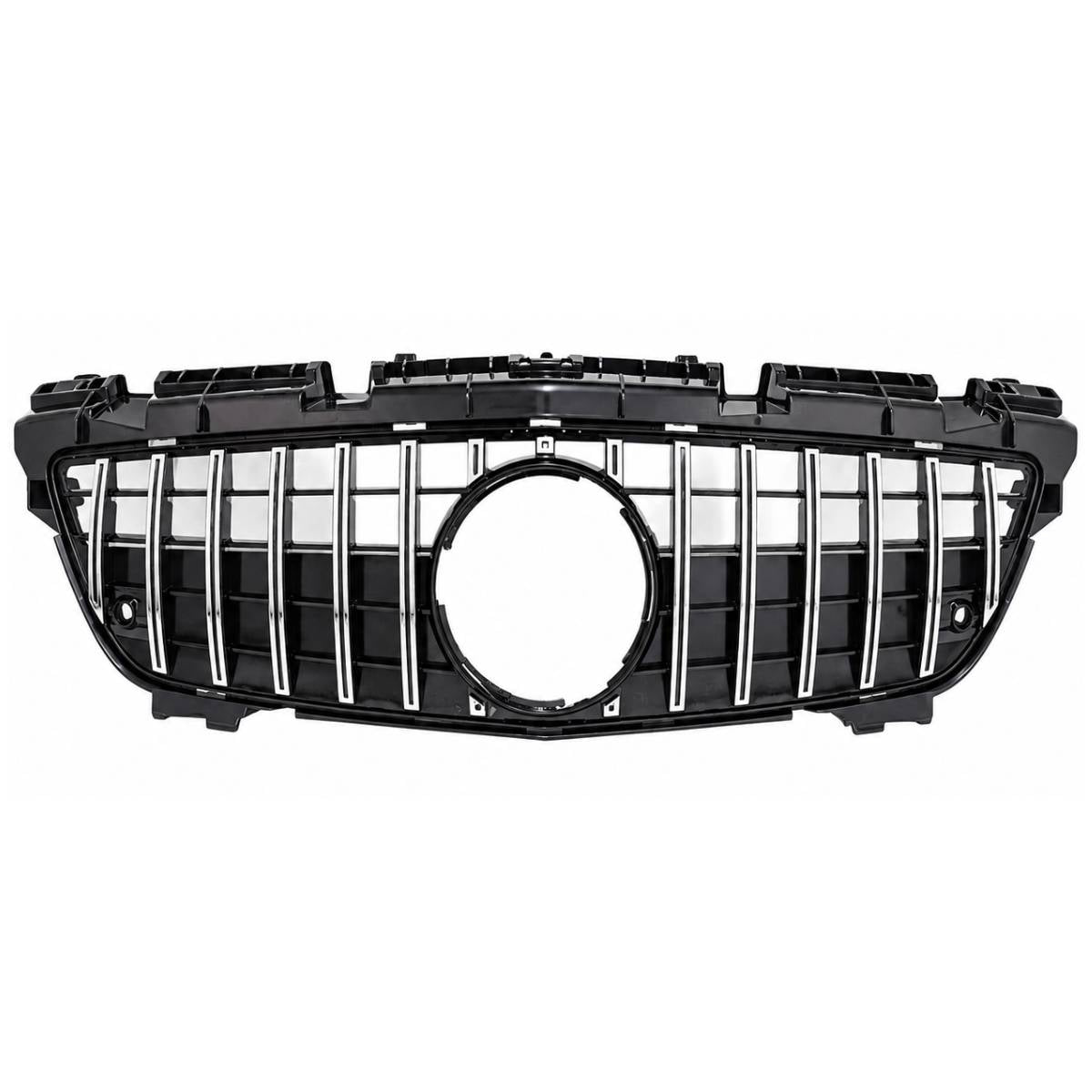 For Mercedes SLK-Class R172 GT-R Chrome Front Radiator Grille (2011–2016 SLK250, SLK55 AMG, SLK300 Pre-Facelift)