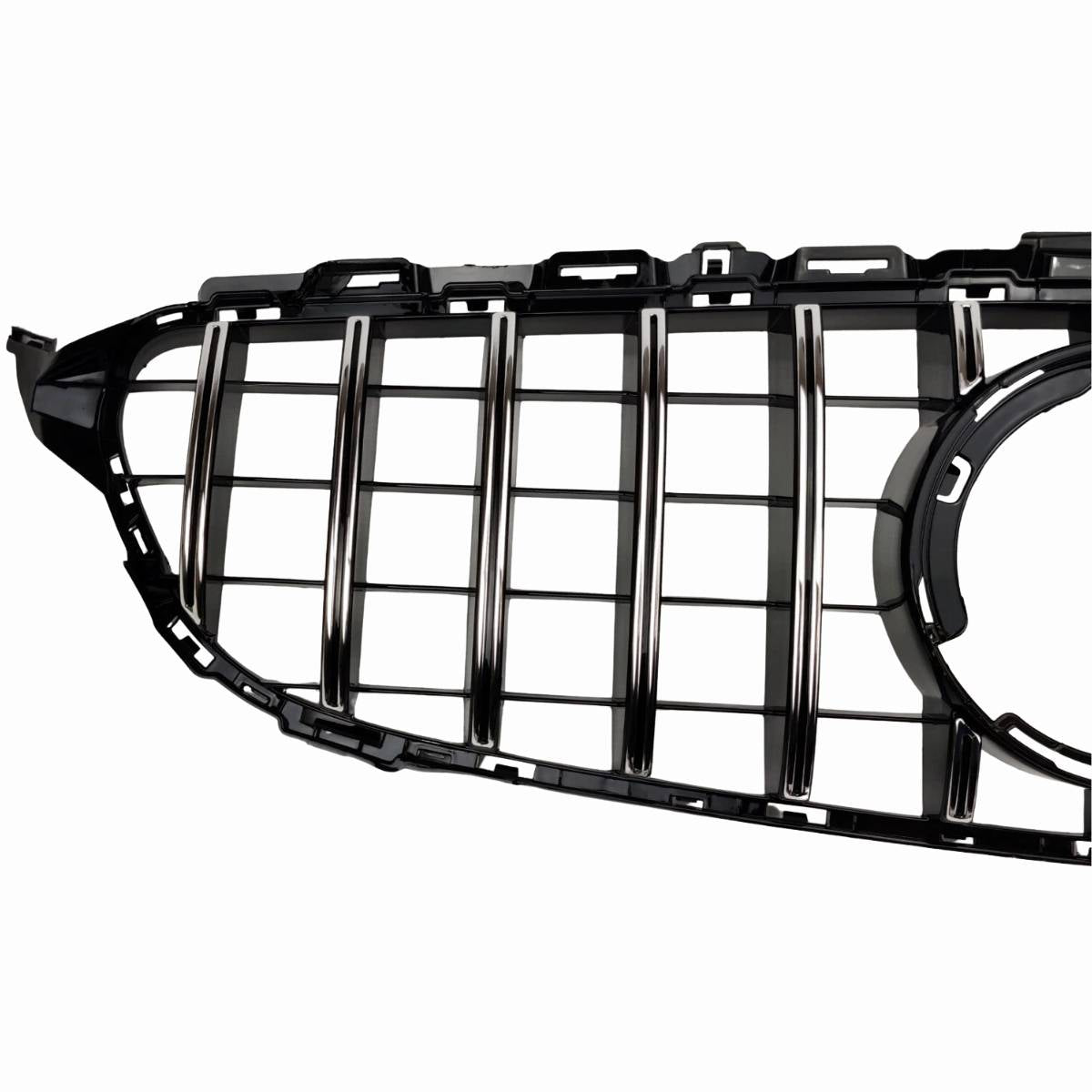 Front Radiator Panamericana Chrome Grille – Mercedes C‑Class A205 C300 C180d C43 GTR (2018–2020)