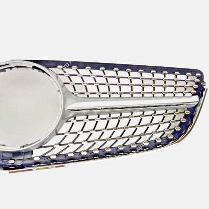 For Mercedes‑Benz E‑Class W207 (2013‑2016) Front Radiator Diamond AMG Style Grille – Fits E300, E350, E550 Coupe & Convertible