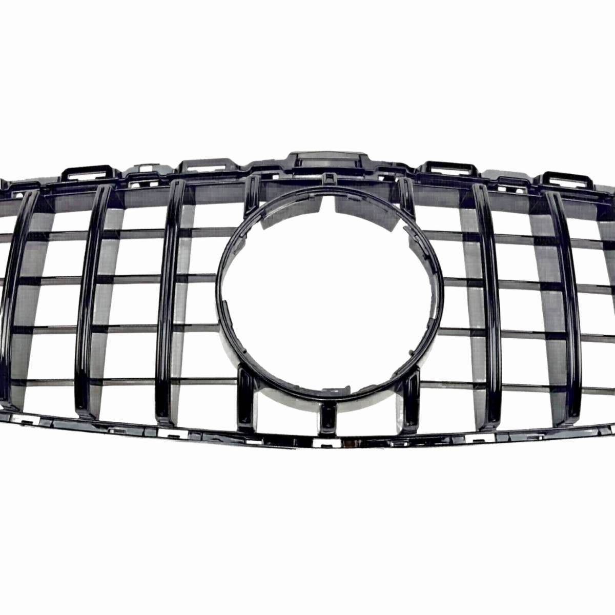 Mercedes Benz C-Class A205 C200d / C300 (2016–2018) Front Radiator Gloss Black Grille – Premium Replacement