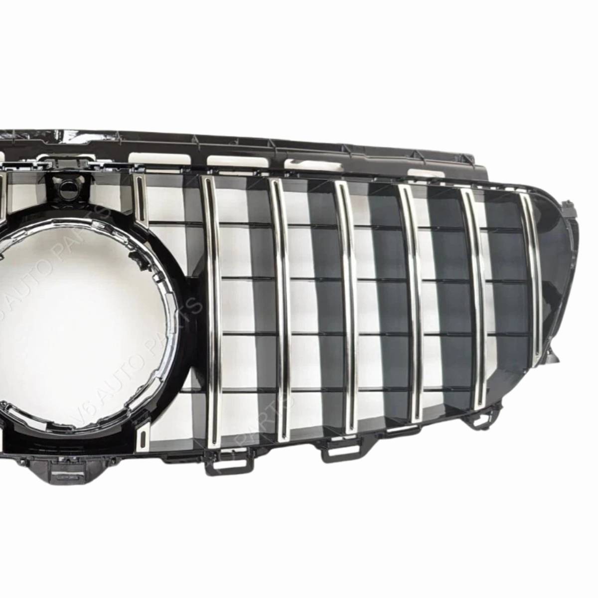 For  Mercedes-Benz E-Class A238 Front Bumper GT Panamericana Chrome Grille (2016–2021 | E250, E300, E400 | Avantgarde, Sport, AMG-Line)
