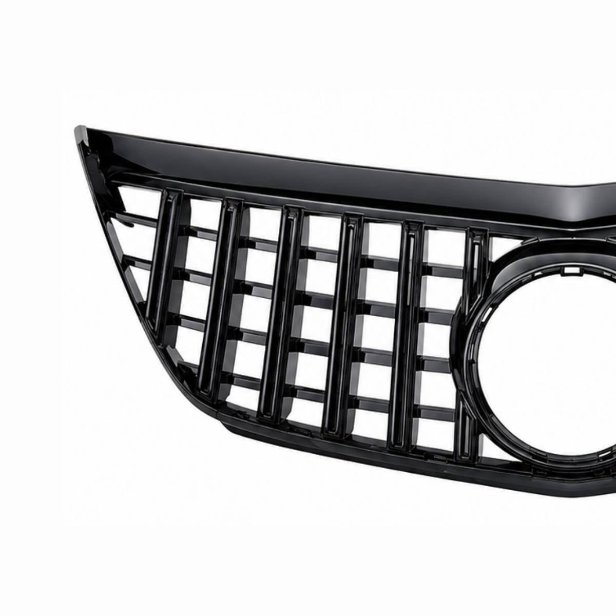 Mercedes-Benz B-Class W245 Front Bumper Panamericana GT Grille Chrome Slats (B170/B180, 2008–2011)
