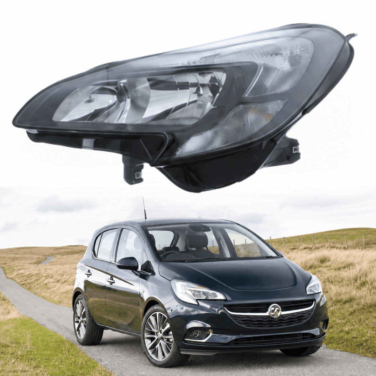 Image of front headlamp for Vauxhall Corsa 2014-2020