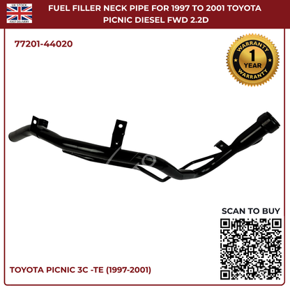 Toyota Picnic Fuel Tank Filler Neck Pipe – Diesel MPV 1997–2001 | Part 77201-44020