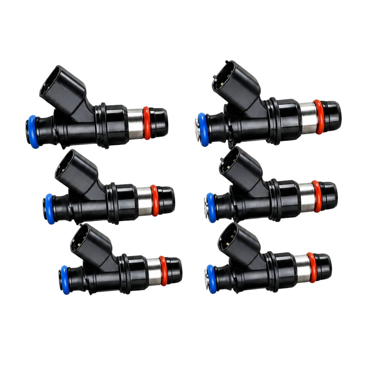 Set of 6 High-Flow Fuel Injectors | Fits 2005–2006 Chevrolet SSR 5.3L & 6.0L V8 Petrol | OEM 12580681 Replacement