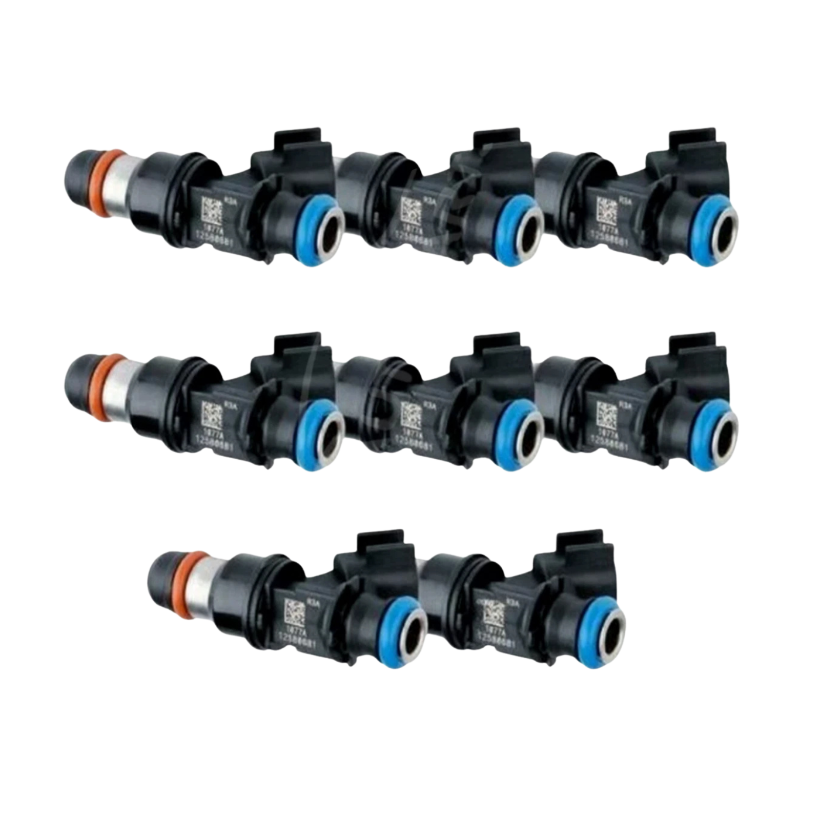 8x Fuel Injectors – Fits 2007–2010 Chevrolet Silverado 1500 / 2500HD / 3500HD – OEM Replacement