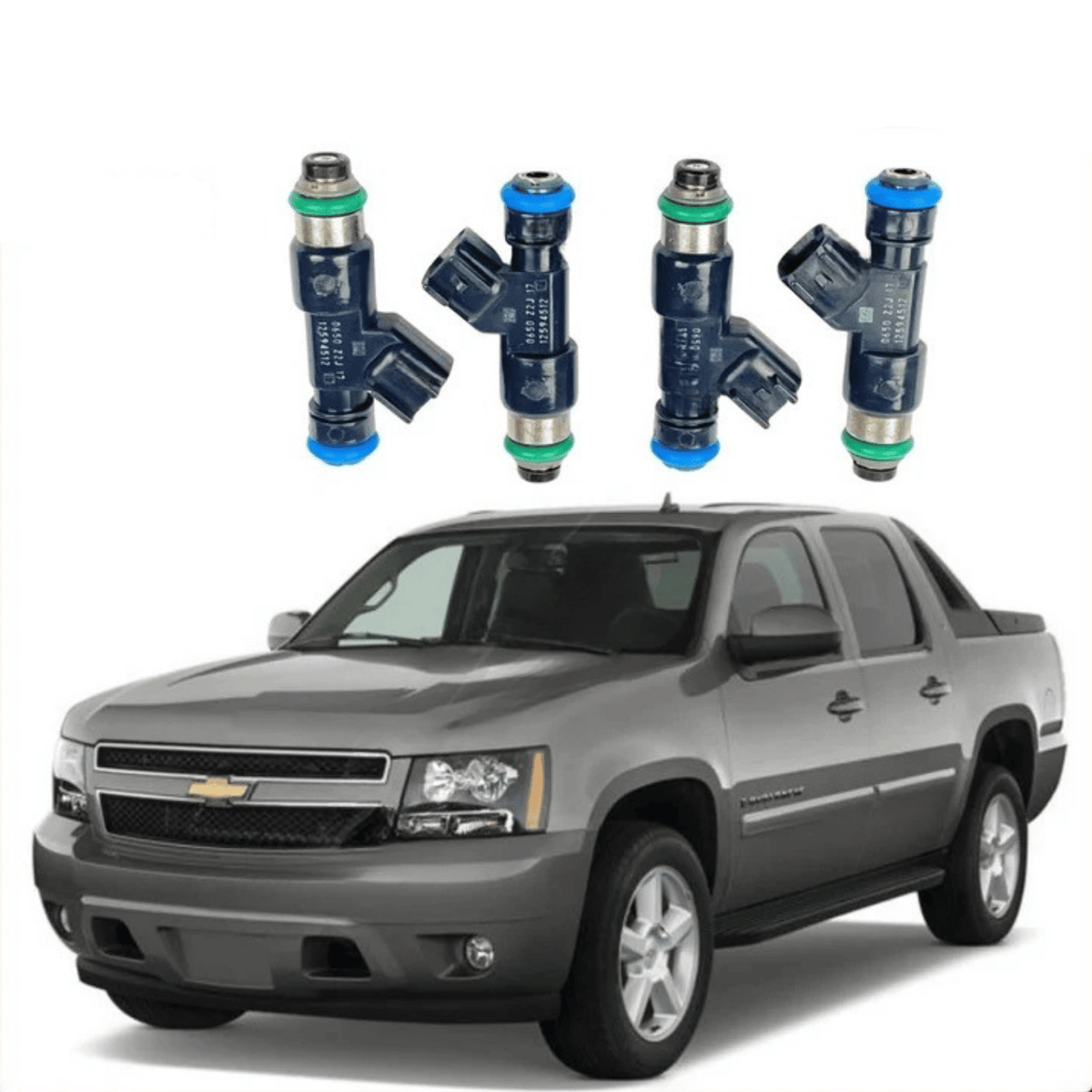 Image of Chevrolet 5.3L petrol flex fuel injectors 12594512