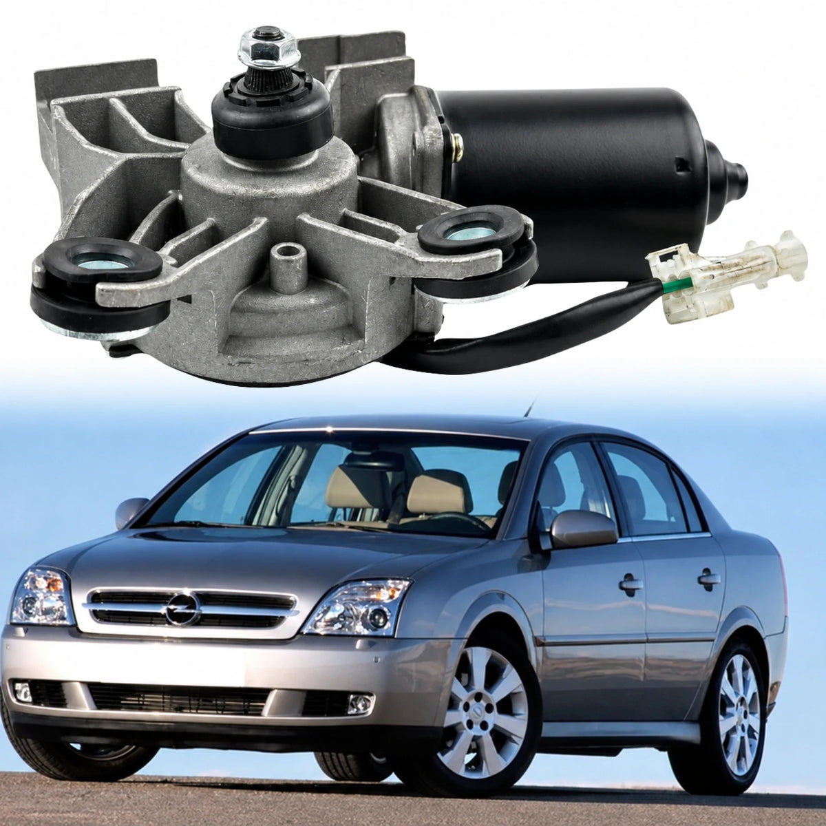 image of Front Windscreen Wiper Motor for Opel Signum and Vauxhall Vectra C OEM 1273071