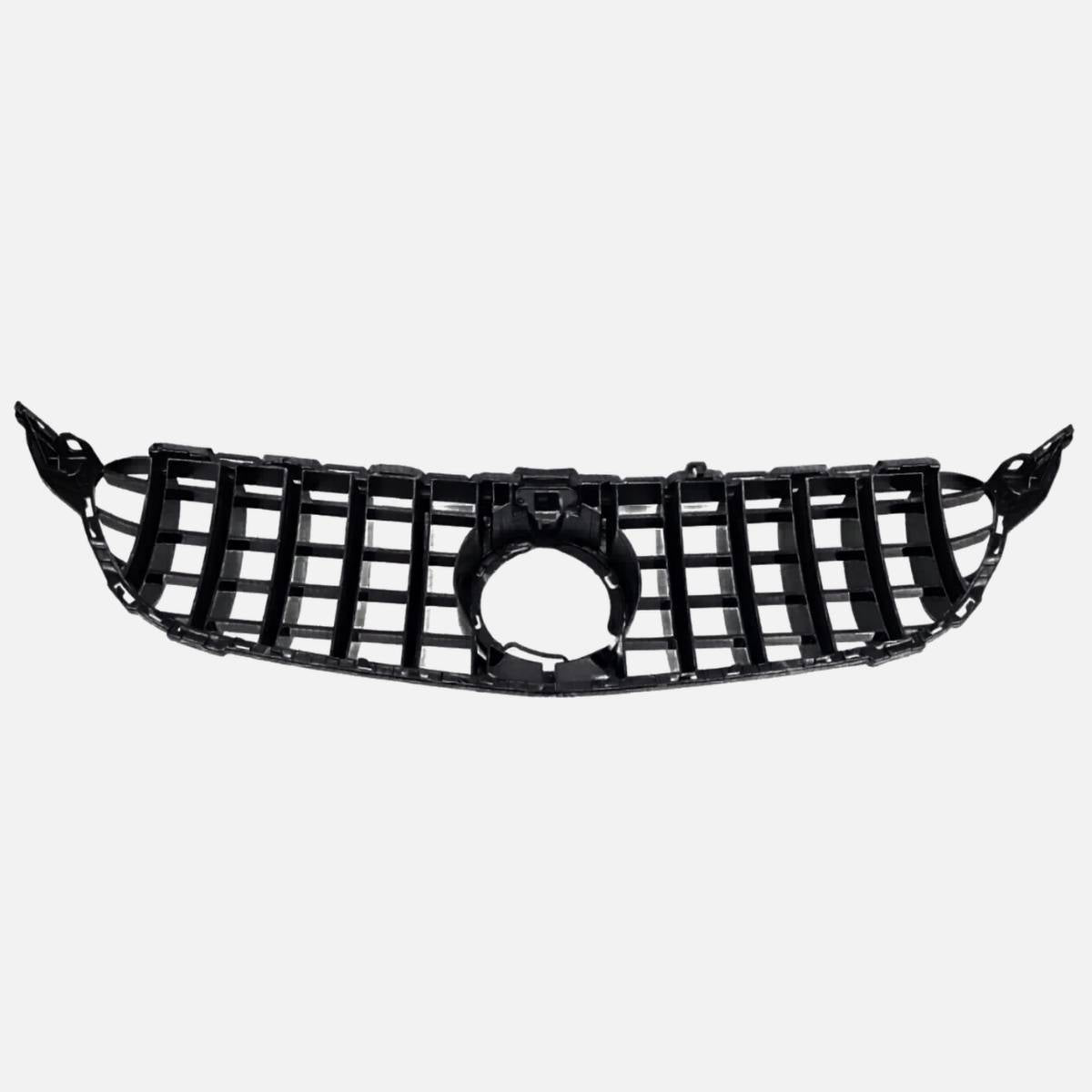 GT‑Style Gloss Black Front Radiator Grille for Mercedes‑Benz C‑Class W205 (2018‑2020 | C200, C43 AMG)