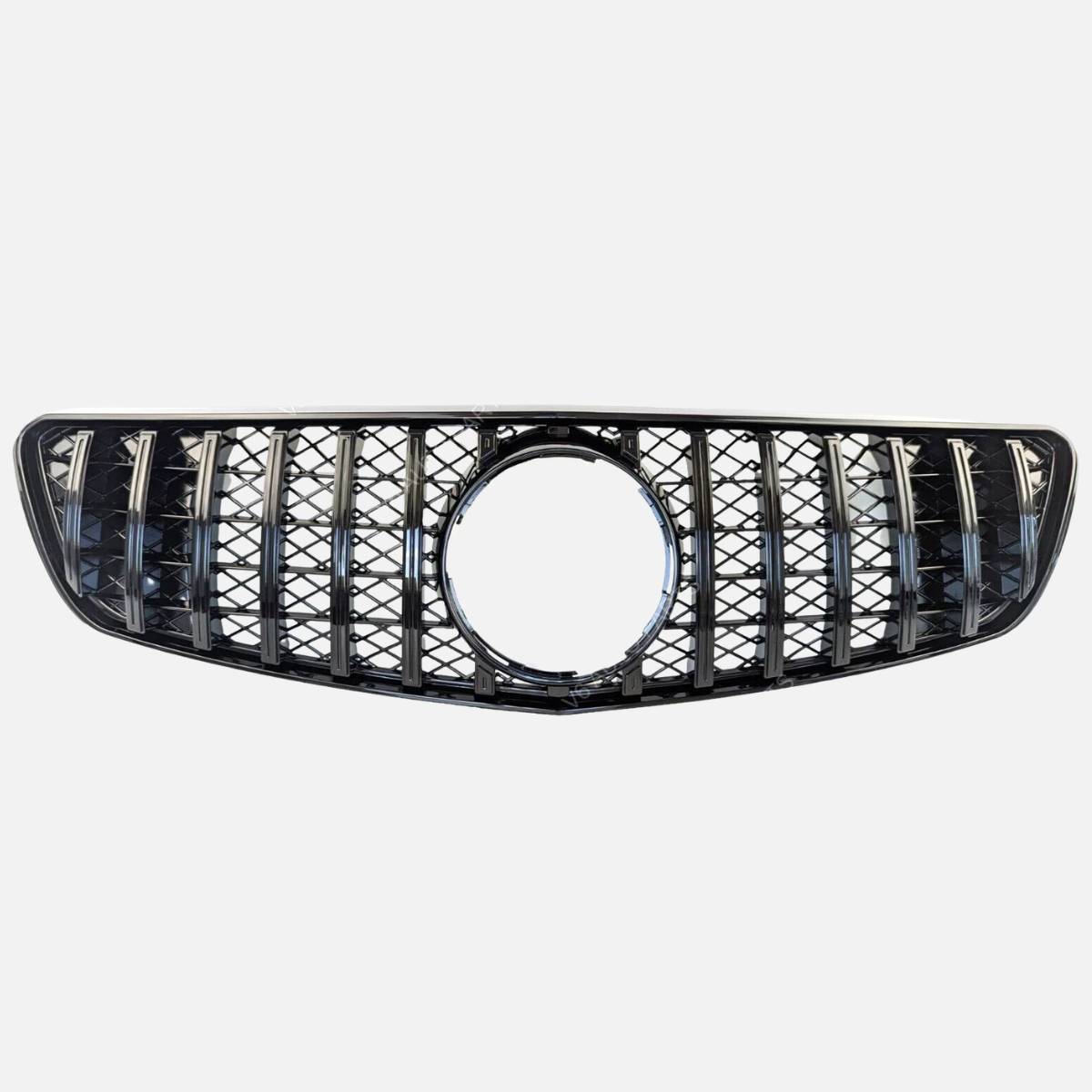For Mercedes R-Class W251 AMG R300L Panamericana GT Front Bumper Grille – Gloss Black (2006–2010)