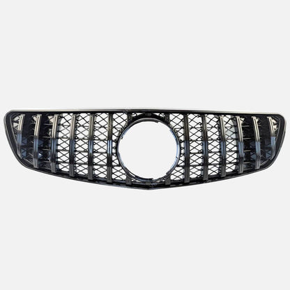 For Mercedes R-Class W251 AMG R300L Panamericana GT Front Bumper Grille – Gloss Black (2006–2010)