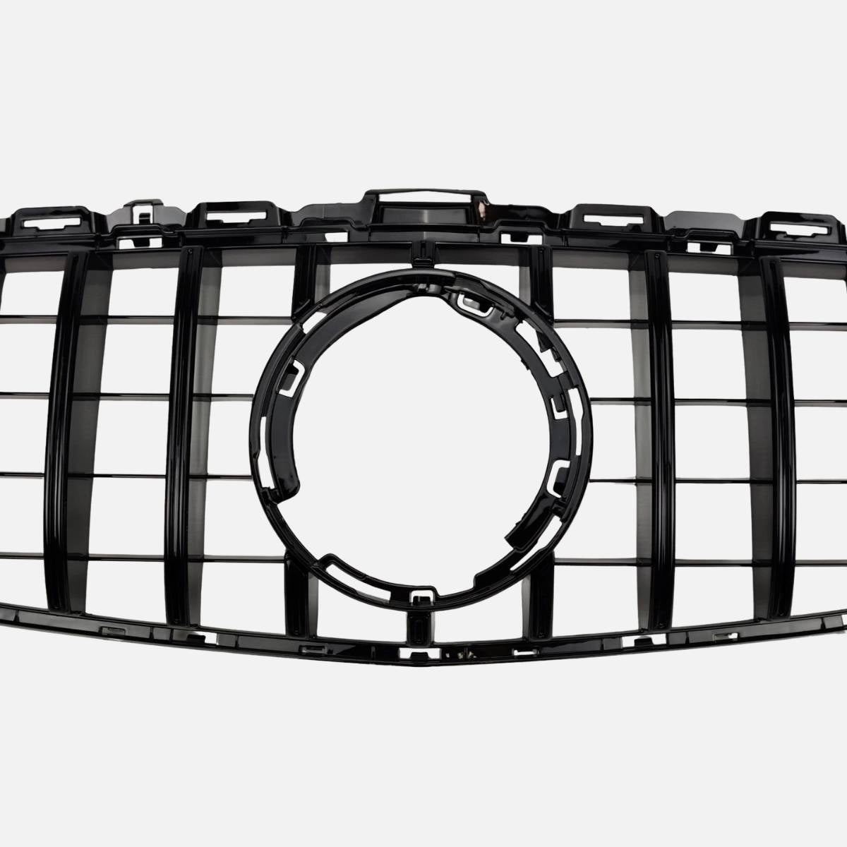 Front Bumper Panamericana Gloss Black Grille – Mercedes C‑Class S205 (2018–2020 C43 AMG)
