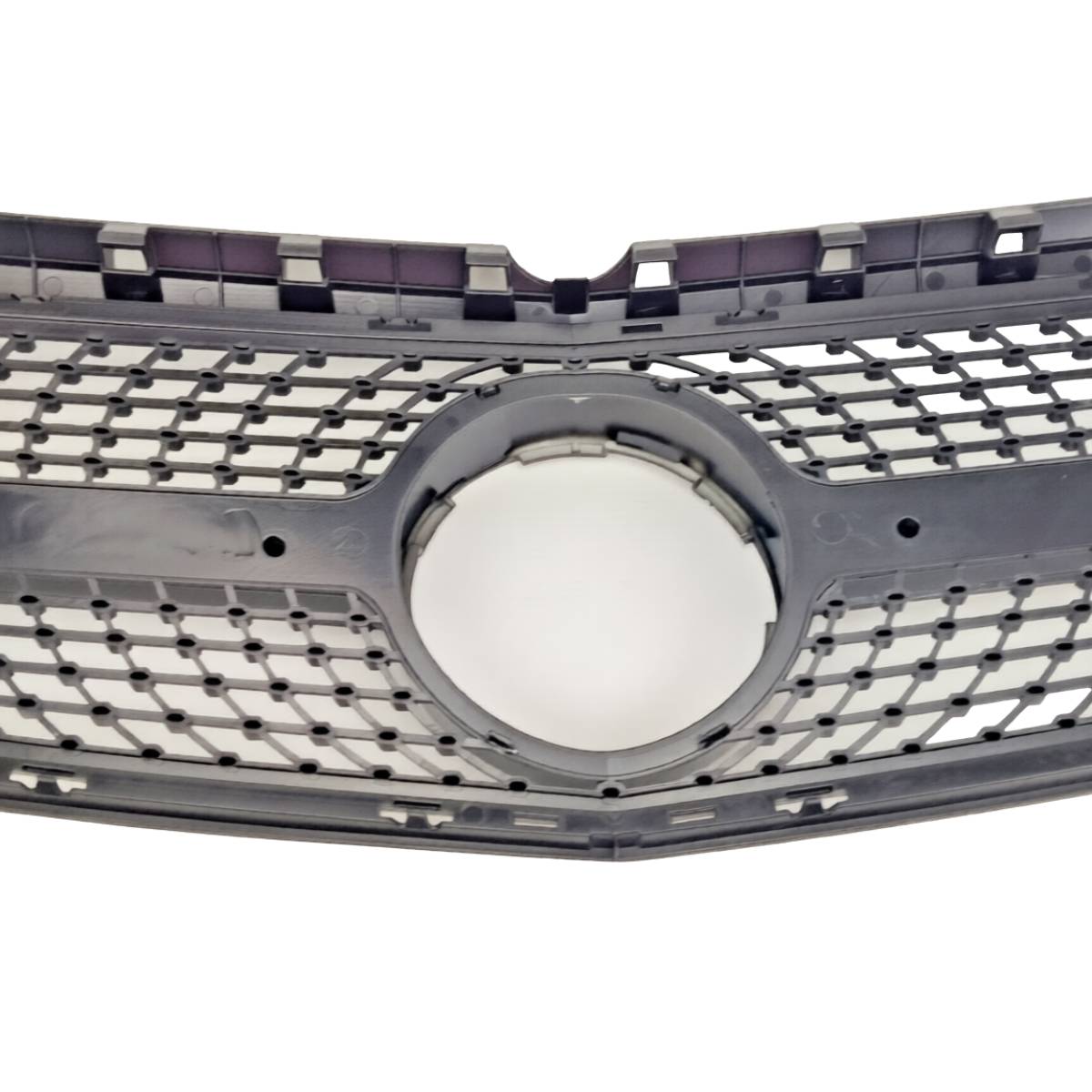 For Mercedes‑Benz B‑Class W246 B250 Front Radiator Diamond AMG‑Style Black Grille (2011–2014)