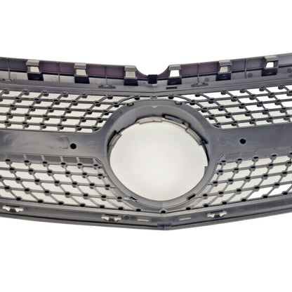 For Mercedes‑Benz B‑Class W246 B250 Front Radiator Diamond AMG‑Style Black Grille (2011–2014)